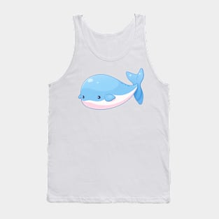 Cute baby blue whale Tank Top